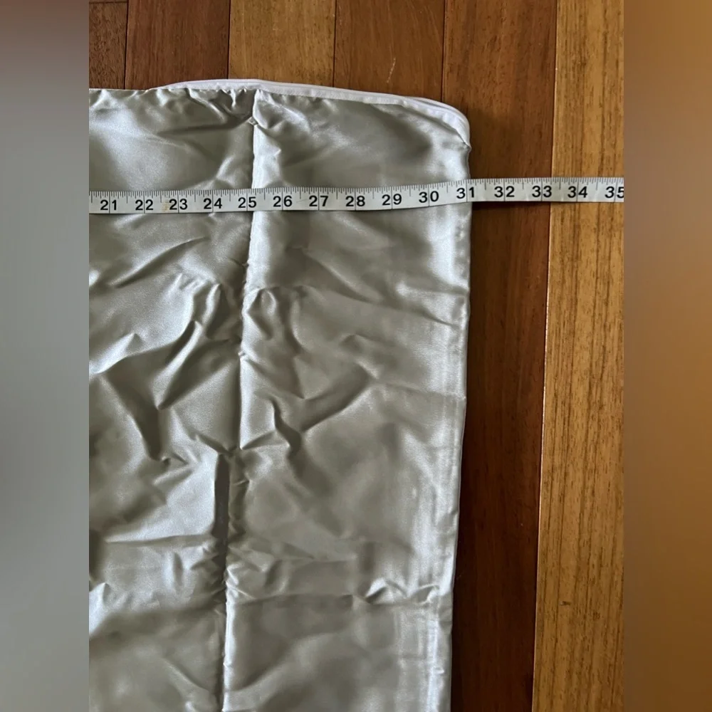 Maternity pillow case Satin grey